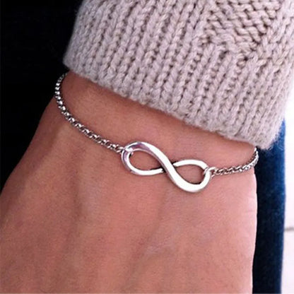 Stainless Steel Infinity Bracelet