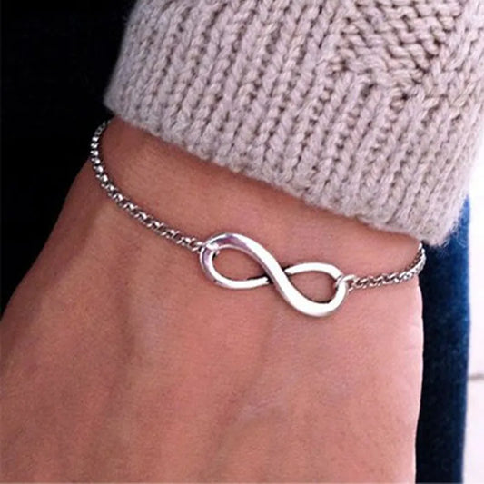 Stainless Steel Infinity Bracelet