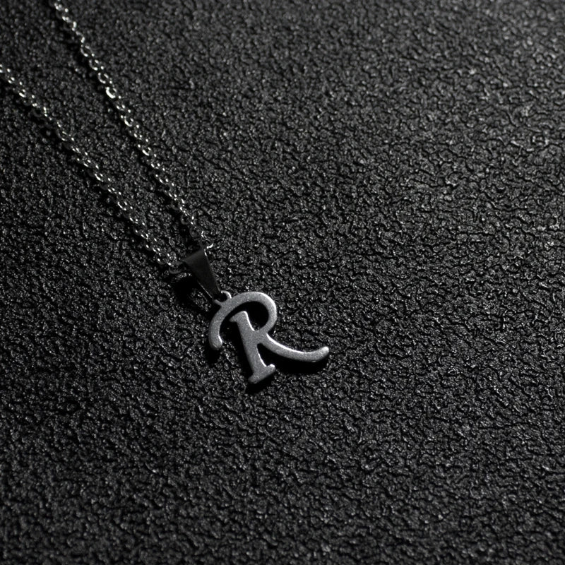 Initial A-Z Letters Pendant Necklace