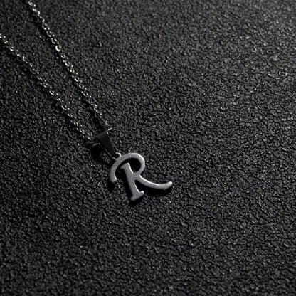Initial A-Z Letters Pendant Necklace