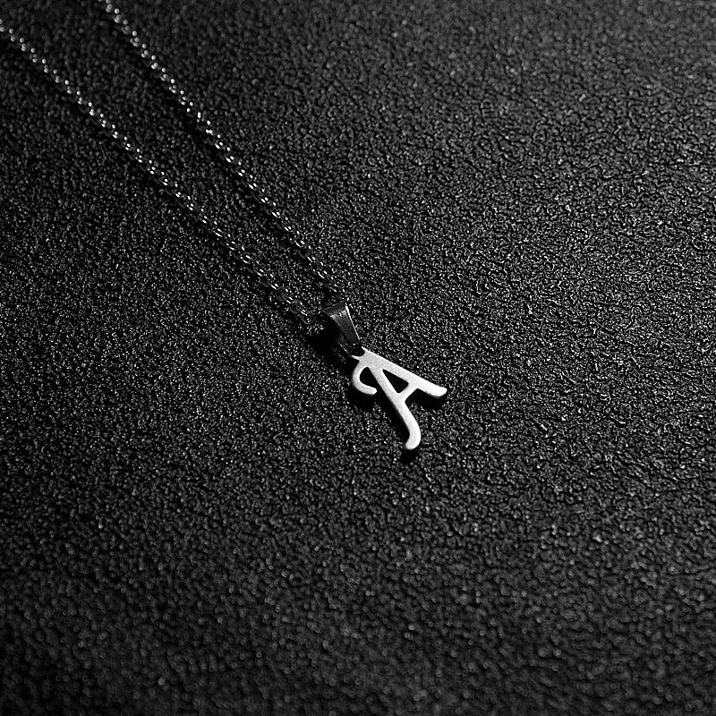 Initial A-Z Letters Pendant Necklace