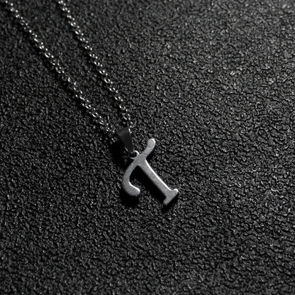 Initial A-Z Letters Pendant Necklace