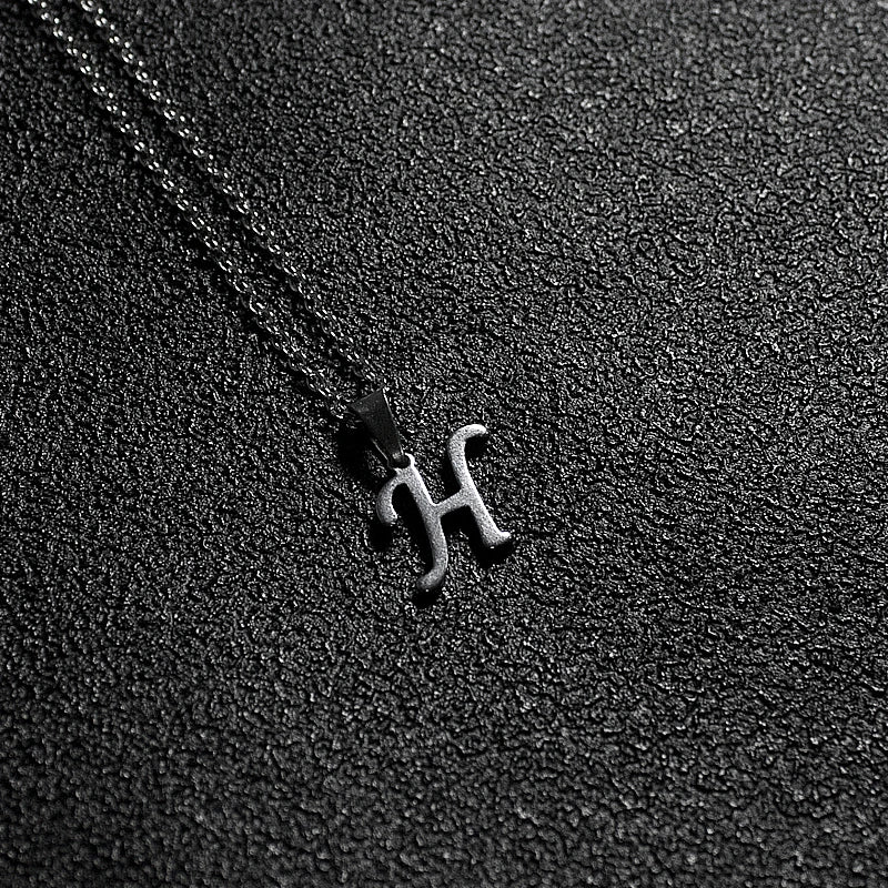 Initial A-Z Letters Pendant Necklace