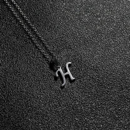 Initial A-Z Letters Pendant Necklace