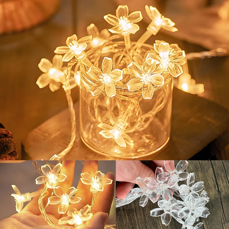 Warm White String Lights - Battery Powered