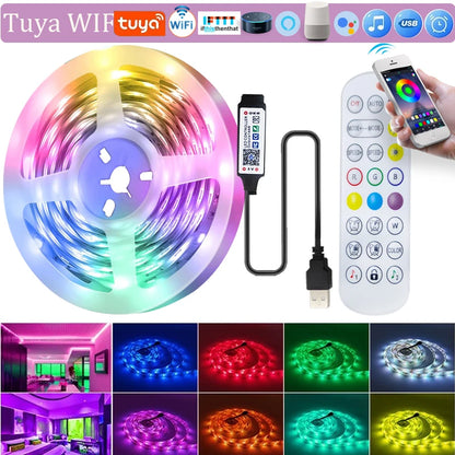 WiFi RGB LED Strip Lights – Smart USB Backlight