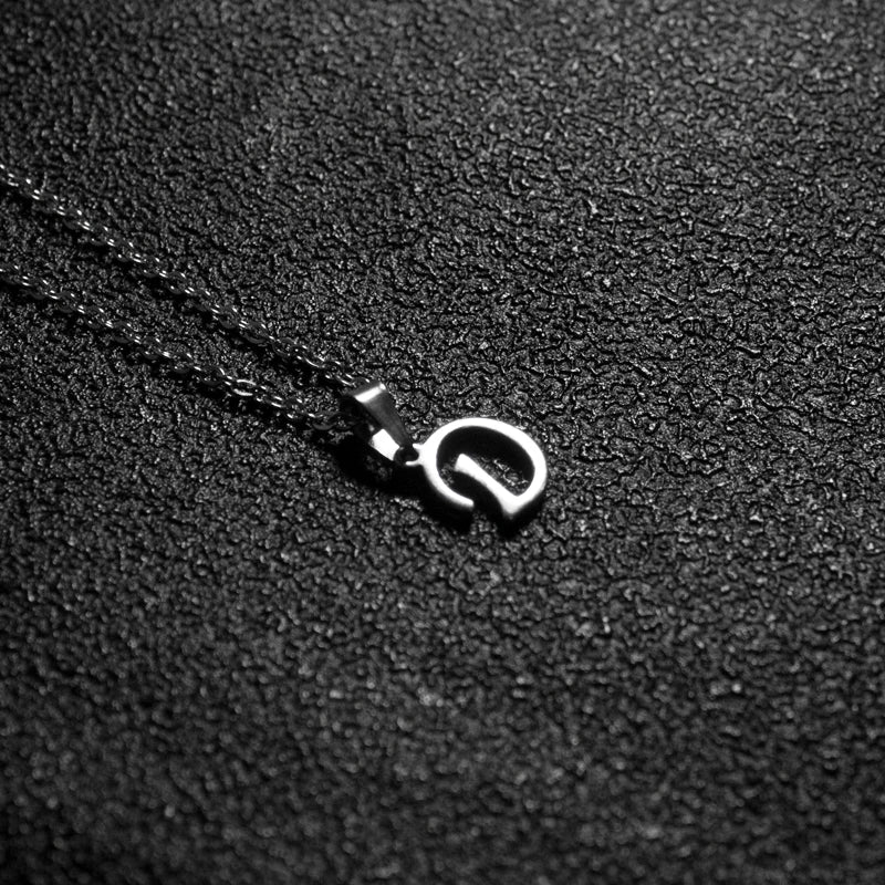 Initial A-Z Letters Pendant Necklace