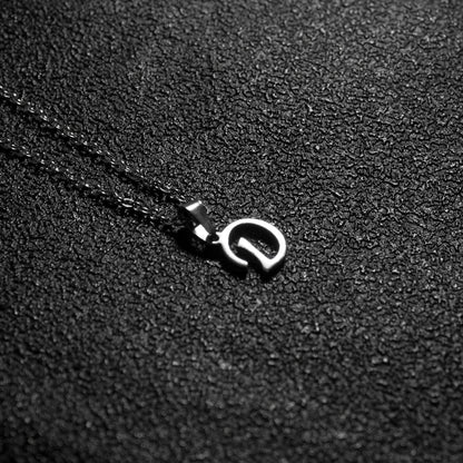 Initial A-Z Letters Pendant Necklace