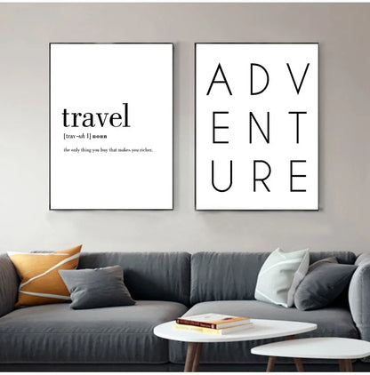 Destination Board Wall Art