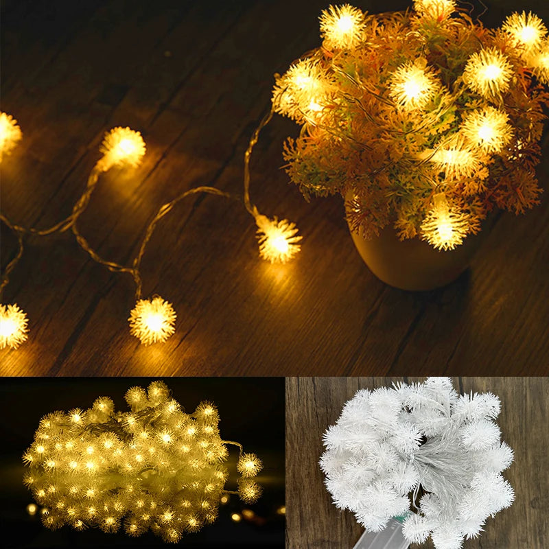 Warm White String Lights - Battery Powered