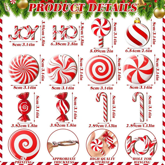 Christmas Candy Hanging Ornaments