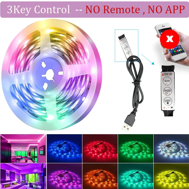 WiFi RGB LED Strip Lights – Smart USB Backlight