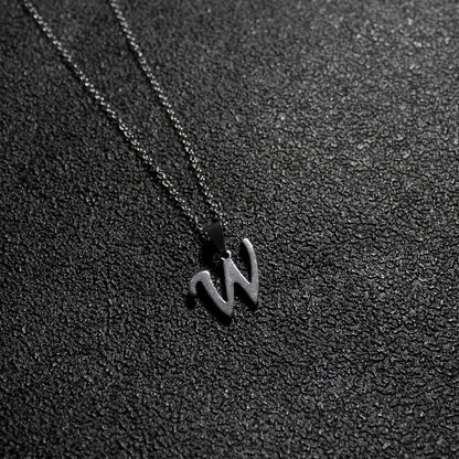 Initial A-Z Letters Pendant Necklace