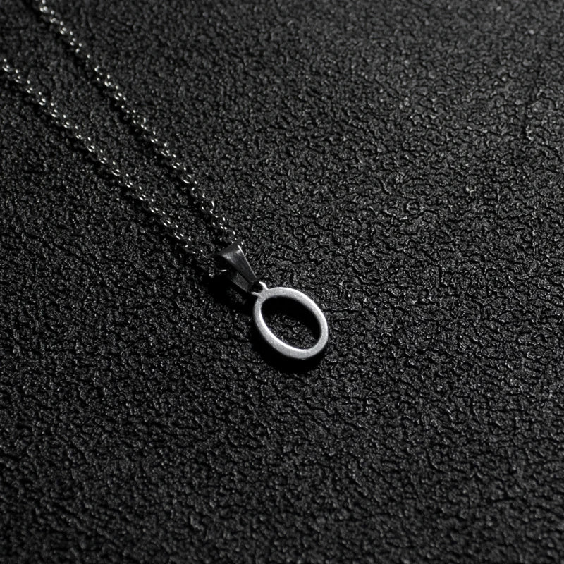 Initial A-Z Letters Pendant Necklace