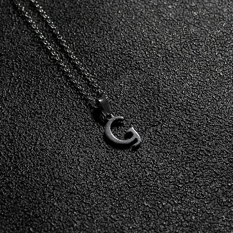 Initial A-Z Letters Pendant Necklace