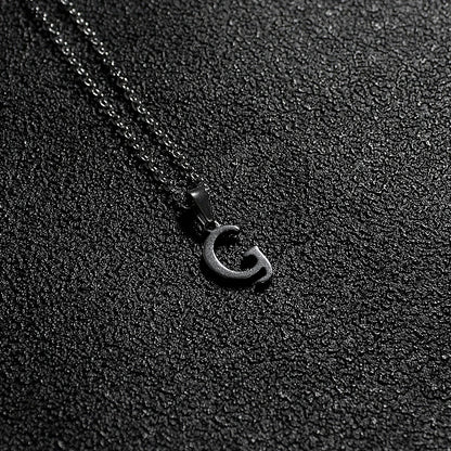 Initial A-Z Letters Pendant Necklace