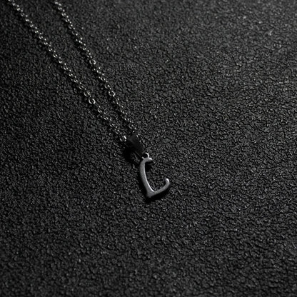 Initial A-Z Letters Pendant Necklace