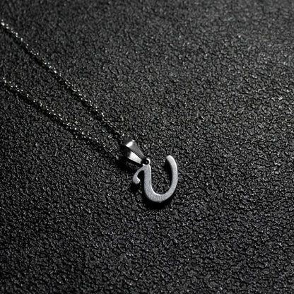 Initial A-Z Letters Pendant Necklace