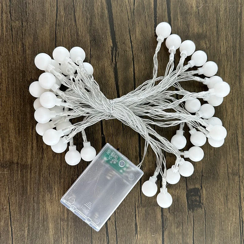 Warm White String Lights - Battery Powered