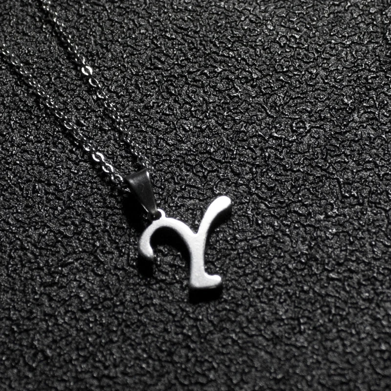 Initial A-Z Letters Pendant Necklace