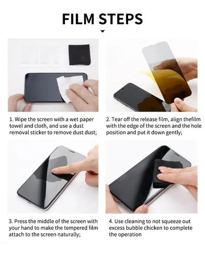 Privacy Screen Protector for iPhone. (3 Pieces)