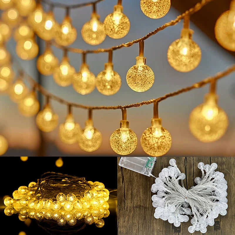 Warm White String Lights - Battery Powered