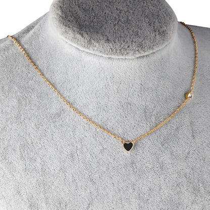 Stainless Steel Heart Pendant Necklace