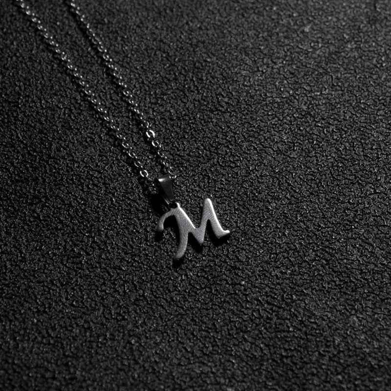 Initial A-Z Letters Pendant Necklace