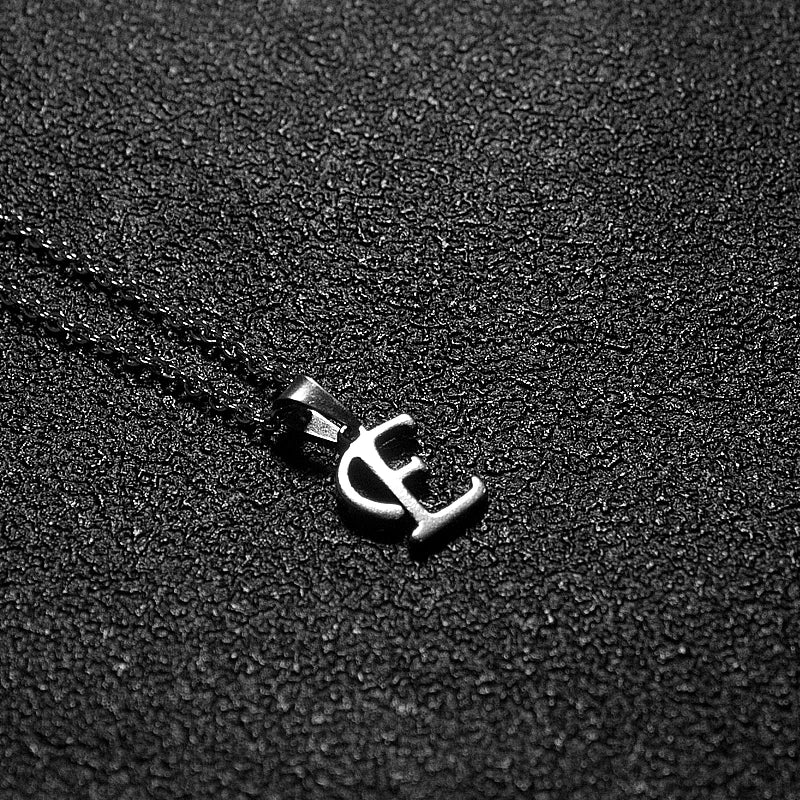Initial A-Z Letters Pendant Necklace