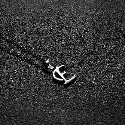 Initial A-Z Letters Pendant Necklace