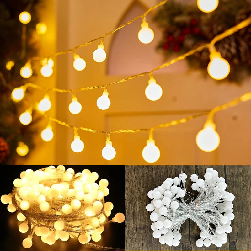 Warm White String Lights - Battery Powered