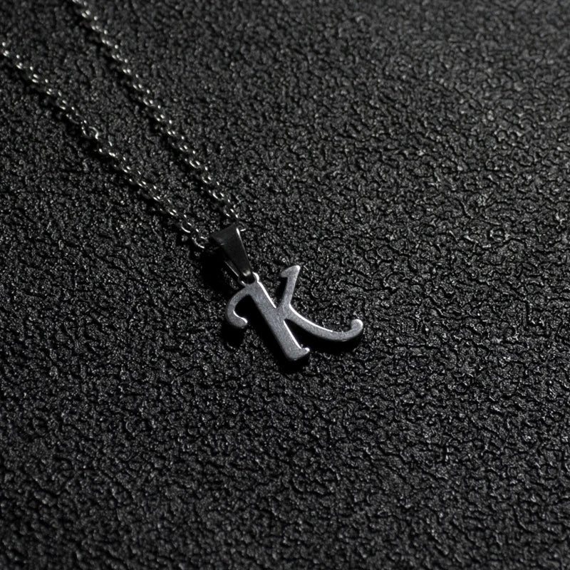 Initial A-Z Letters Pendant Necklace