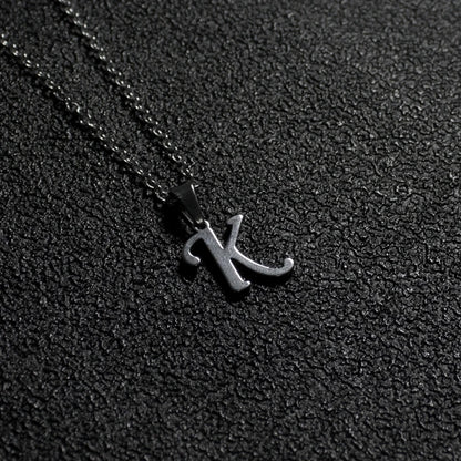 Initial A-Z Letters Pendant Necklace