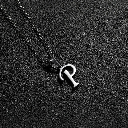 Initial A-Z Letters Pendant Necklace
