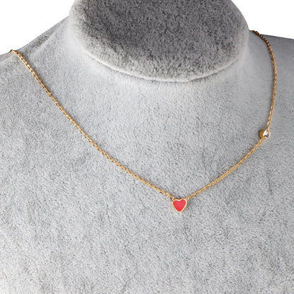 Stainless Steel Heart Pendant Necklace