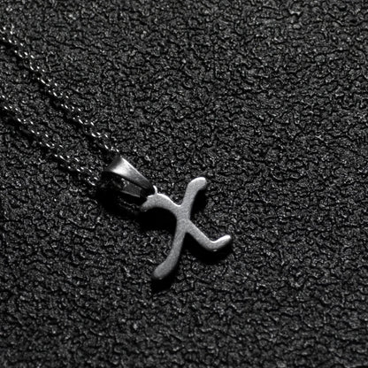 Initial A-Z Letters Pendant Necklace