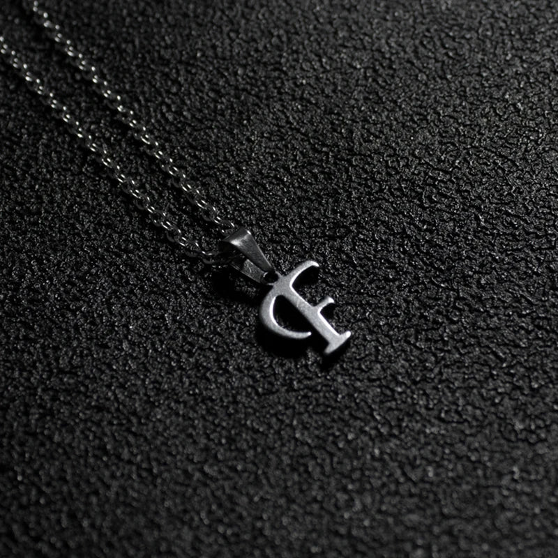 Initial A-Z Letters Pendant Necklace