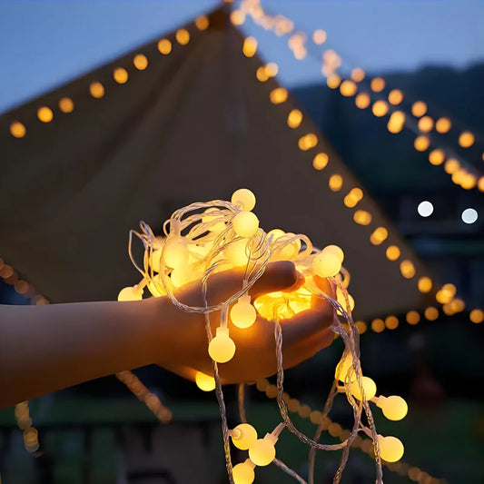 Warm White String Lights - Battery Powered