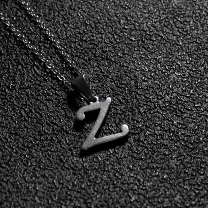 Initial A-Z Letters Pendant Necklace