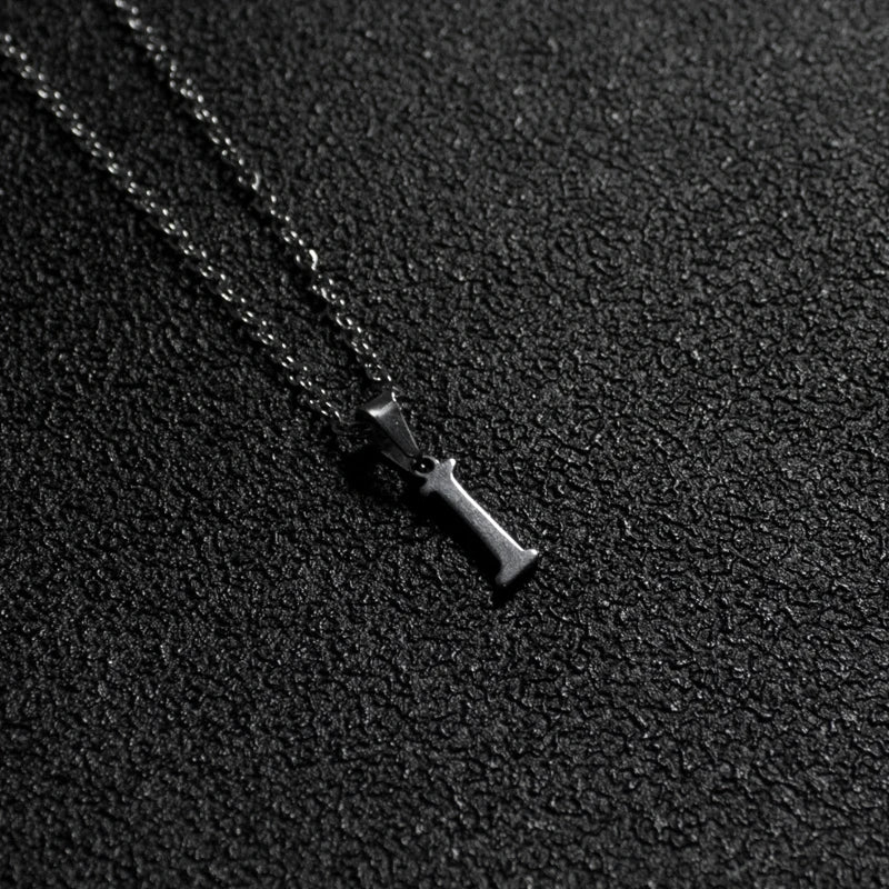 Initial A-Z Letters Pendant Necklace