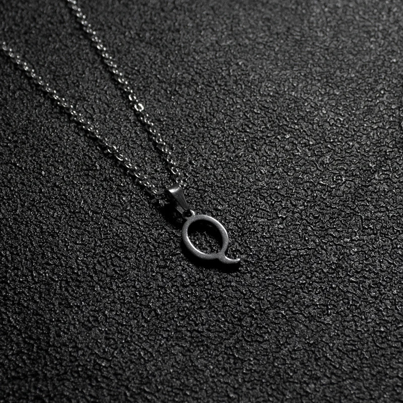 Initial A-Z Letters Pendant Necklace