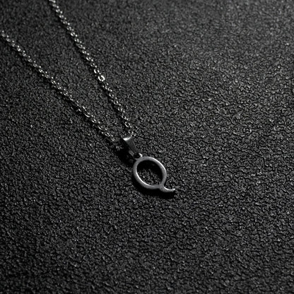 Initial A-Z Letters Pendant Necklace