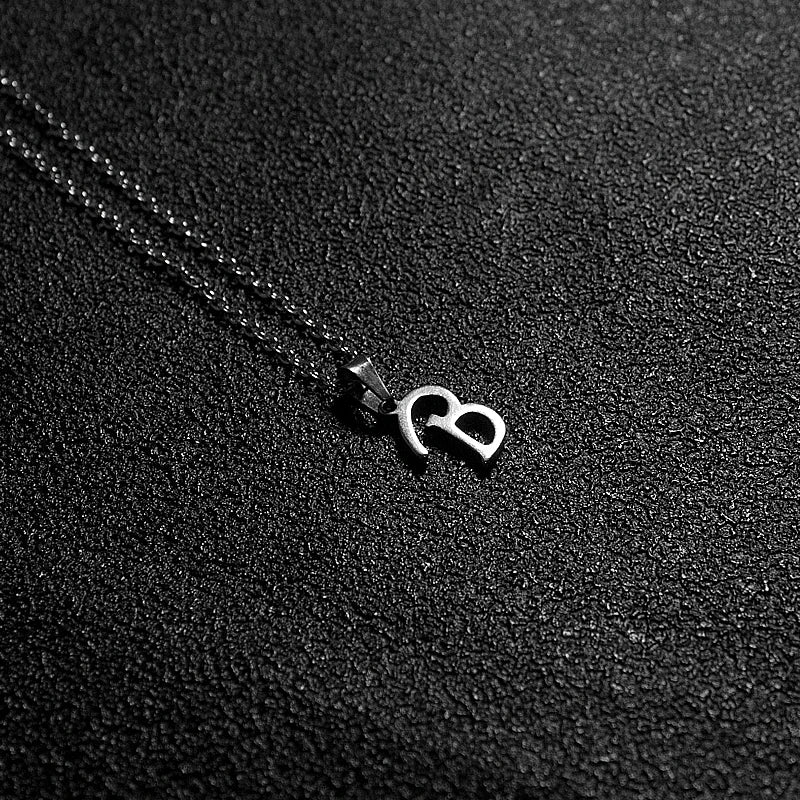 Initial A-Z Letters Pendant Necklace