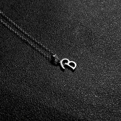 Initial A-Z Letters Pendant Necklace